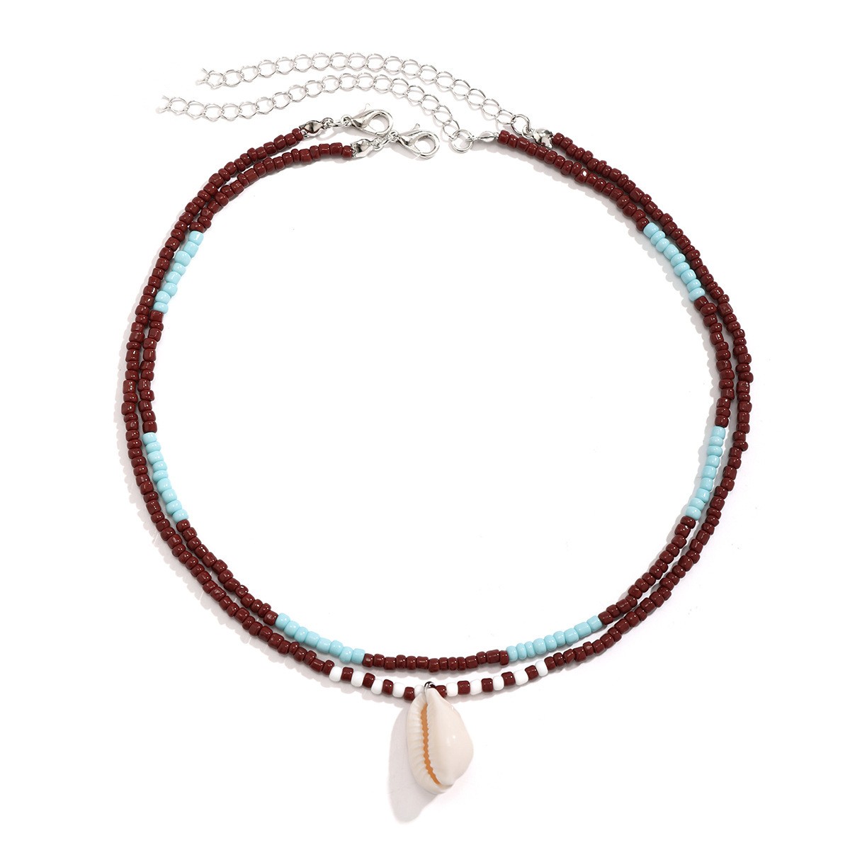 Handcrafted Gradient Necklace with Starfish and White Freshwater Pearls - Picture 18 of 21
