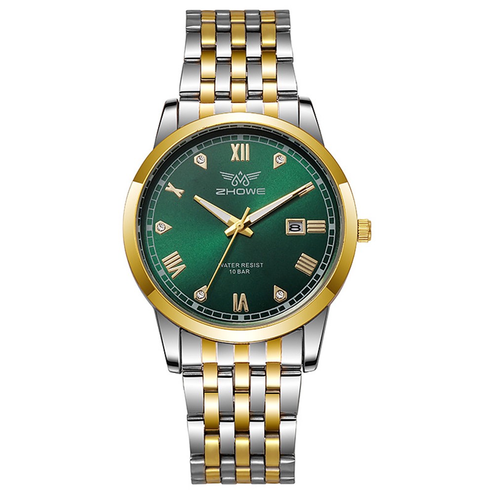 Montre Calendrier Homme Élégante Design Unique Légère Acier Inoxydable - Picture 18 of 19