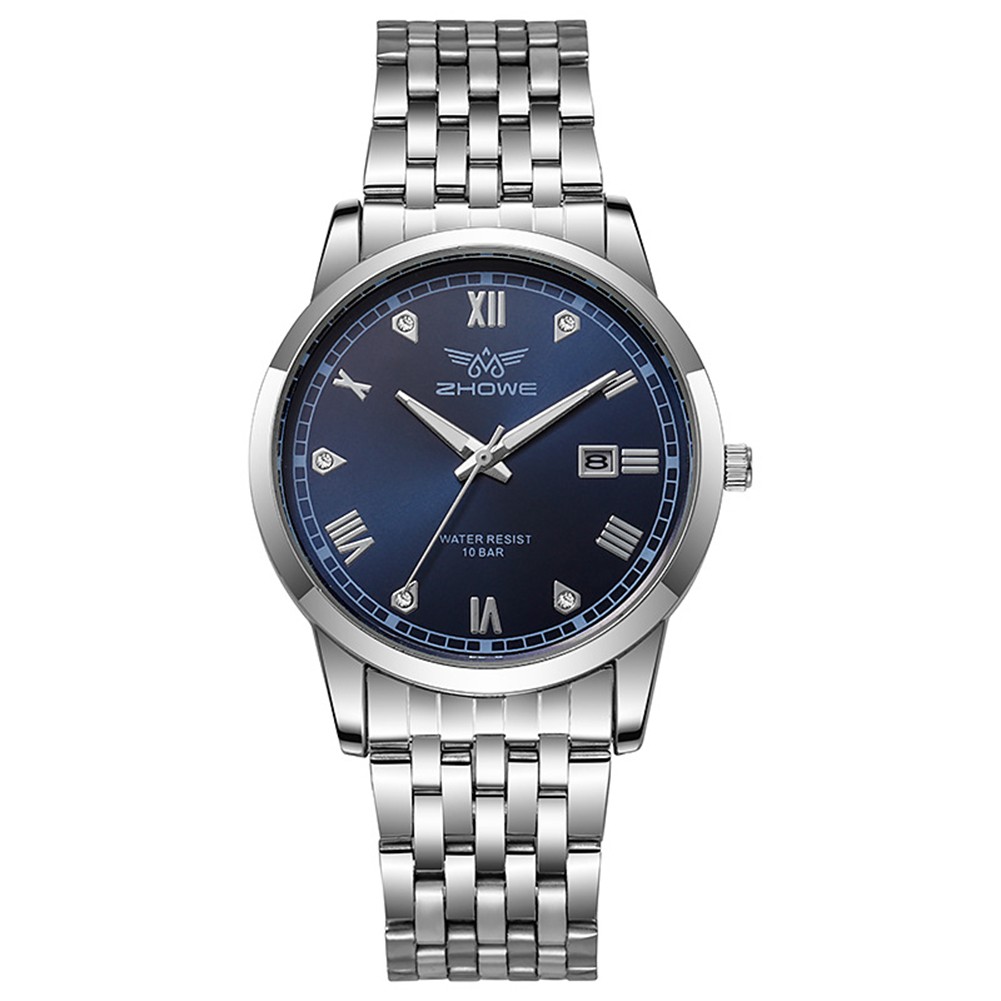 Montre Calendrier Homme Élégante Design Unique Légère Acier Inoxydable - Picture 15 of 19