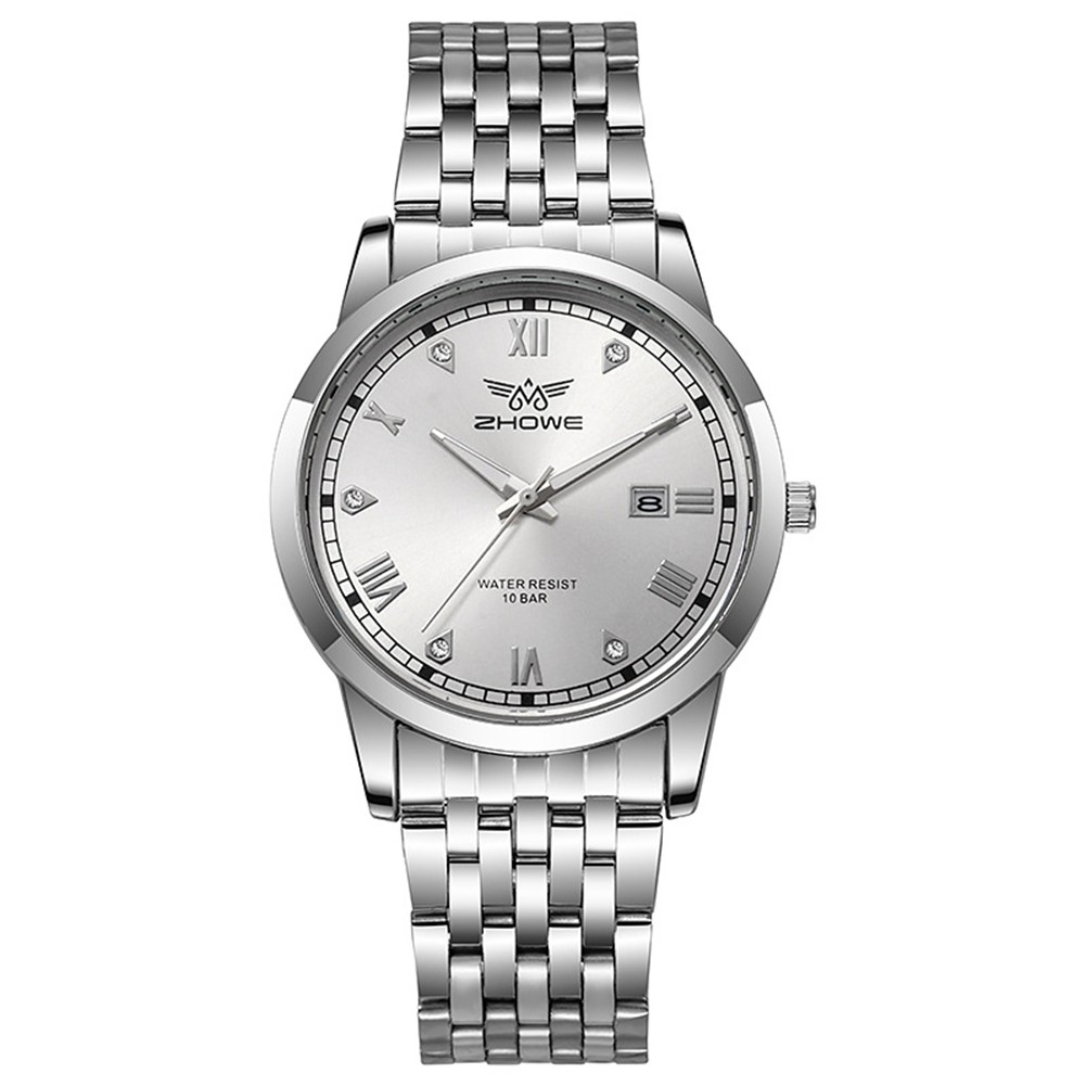 Montre Calendrier Homme Élégante Design Unique Légère Acier Inoxydable - Picture 13 of 19