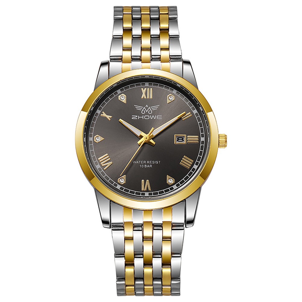 Montre Calendrier Homme Élégante Design Unique Légère Acier Inoxydable - Picture 17 of 19