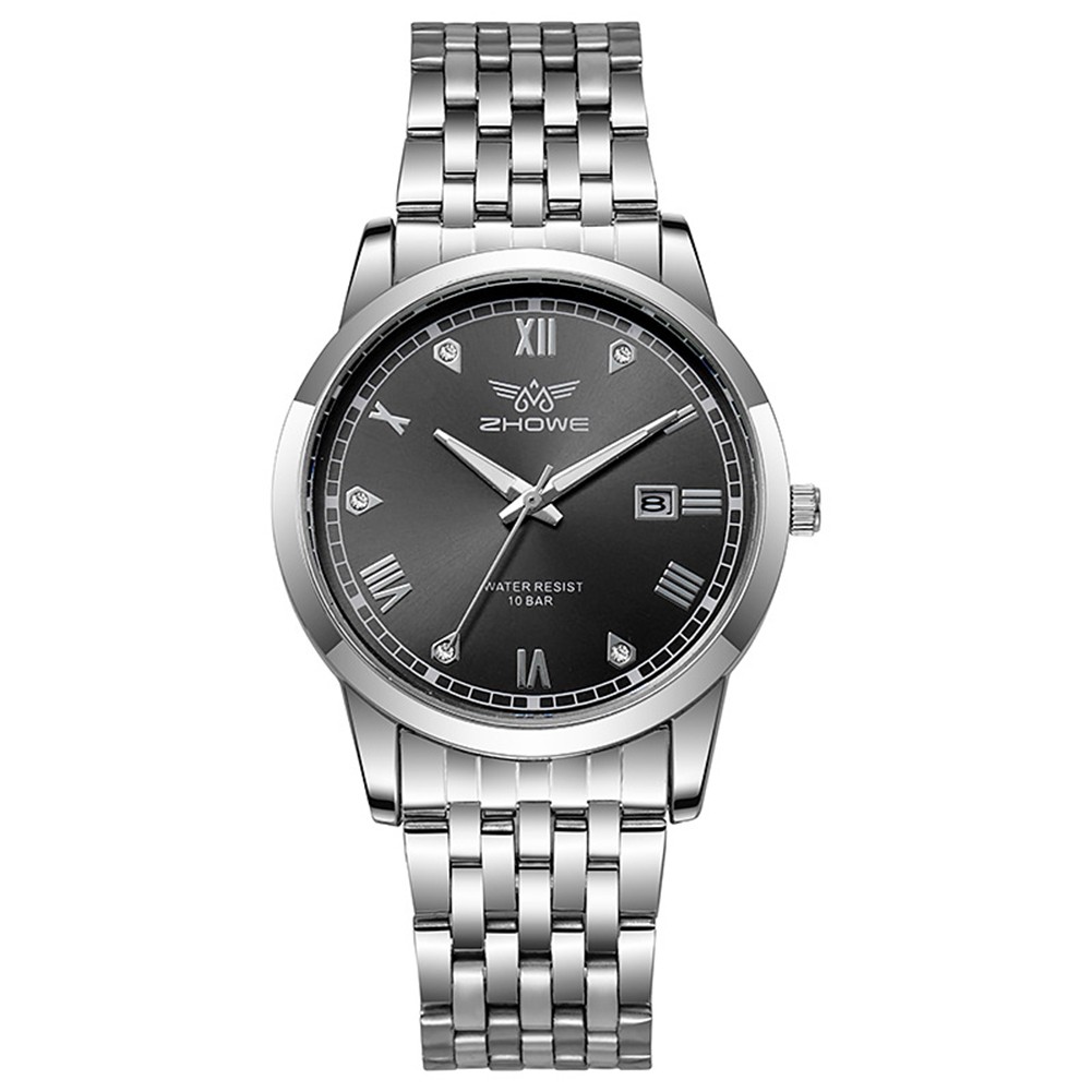 Montre Calendrier Homme Élégante Design Unique Légère Acier Inoxydable - Picture 14 of 19