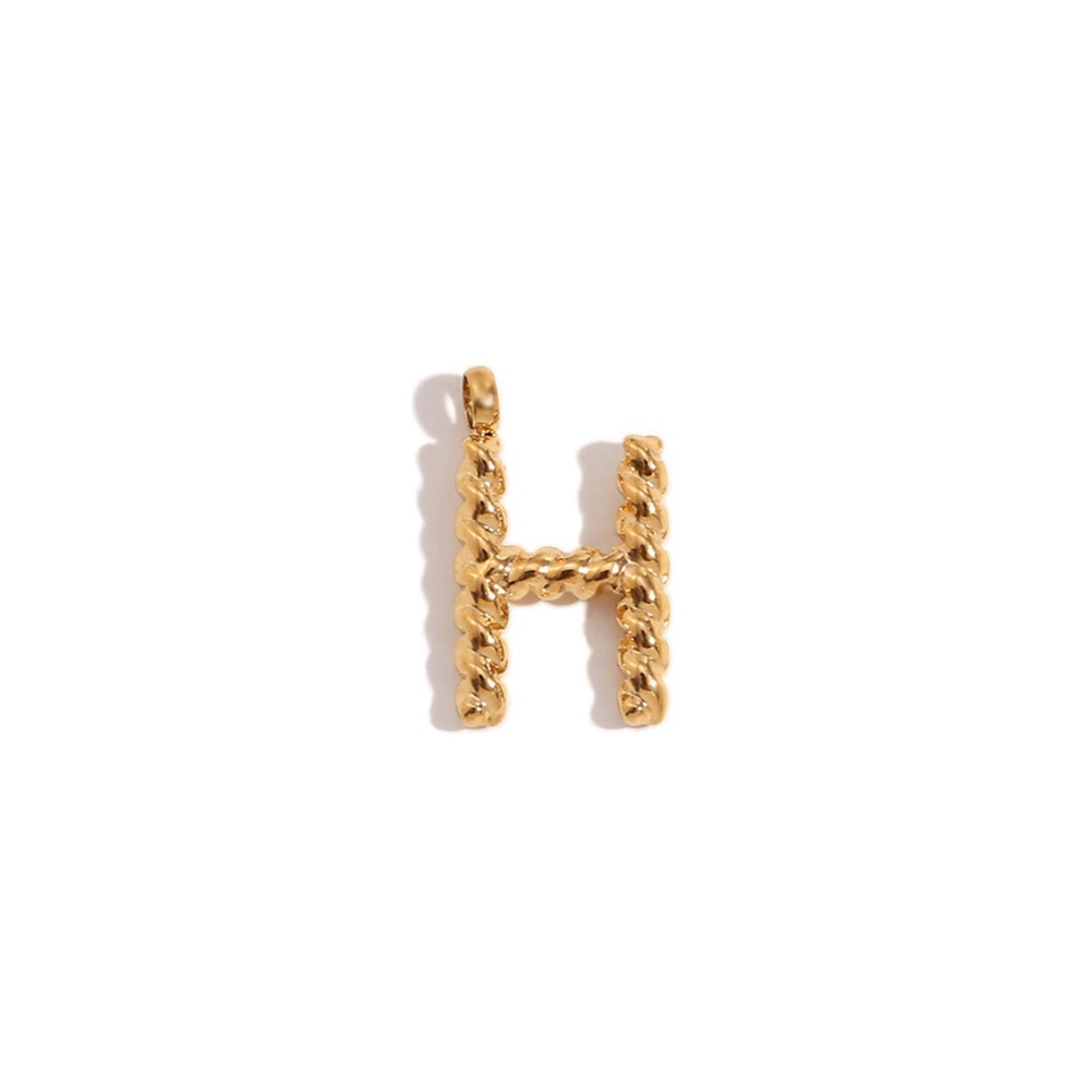 Unique Design Pendant Stainless Steel Fried Letter Accessory for All Occasions - Picture 20 of 38