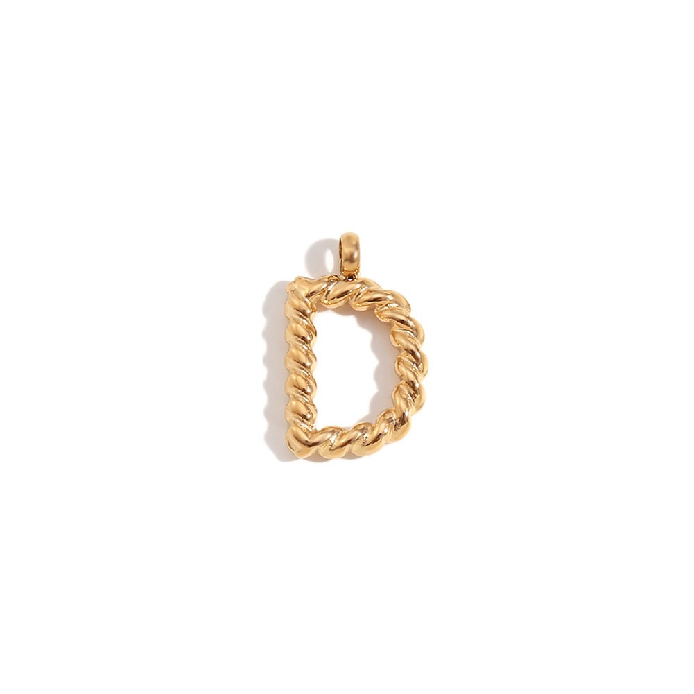 Unique Design Pendant Stainless Steel Fried Letter Accessory for All Occasions - Picture 16 of 38