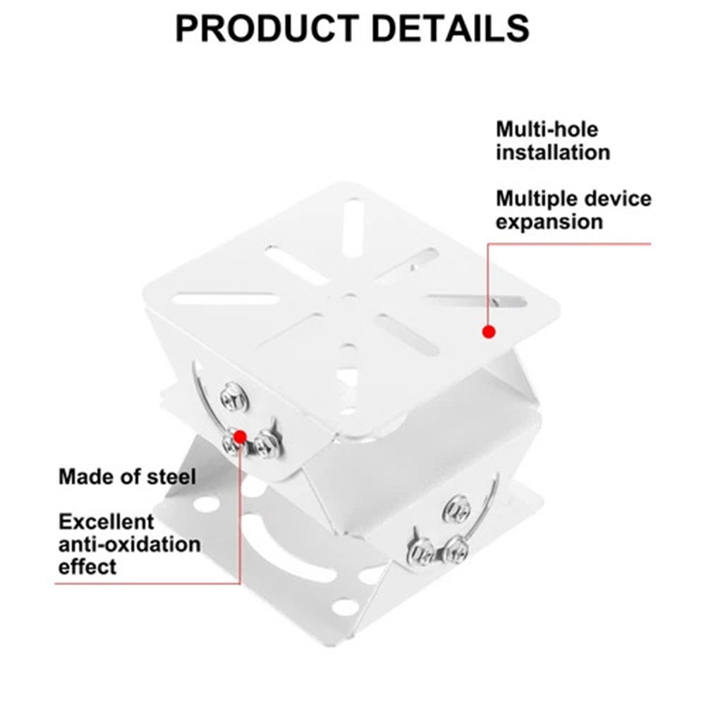 3 Axis Bracket for Security Camera Installation Sturdy Steel Mounting Solution - Photo 7/8