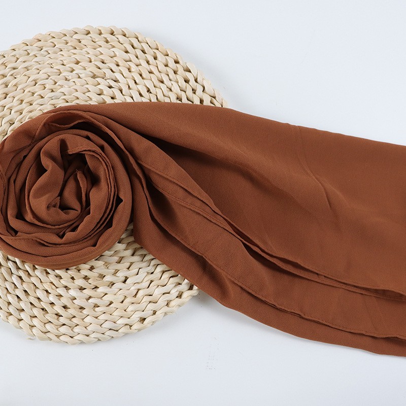 Elegant Chiffon Headscarf Quick Dry and Comfortable for Fashion Enthusiasts - Picture 7 of 9
