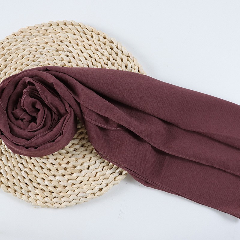 Elegant Chiffon Headscarf Quick Dry and Comfortable for Fashion Enthusiasts - Picture 8 of 9