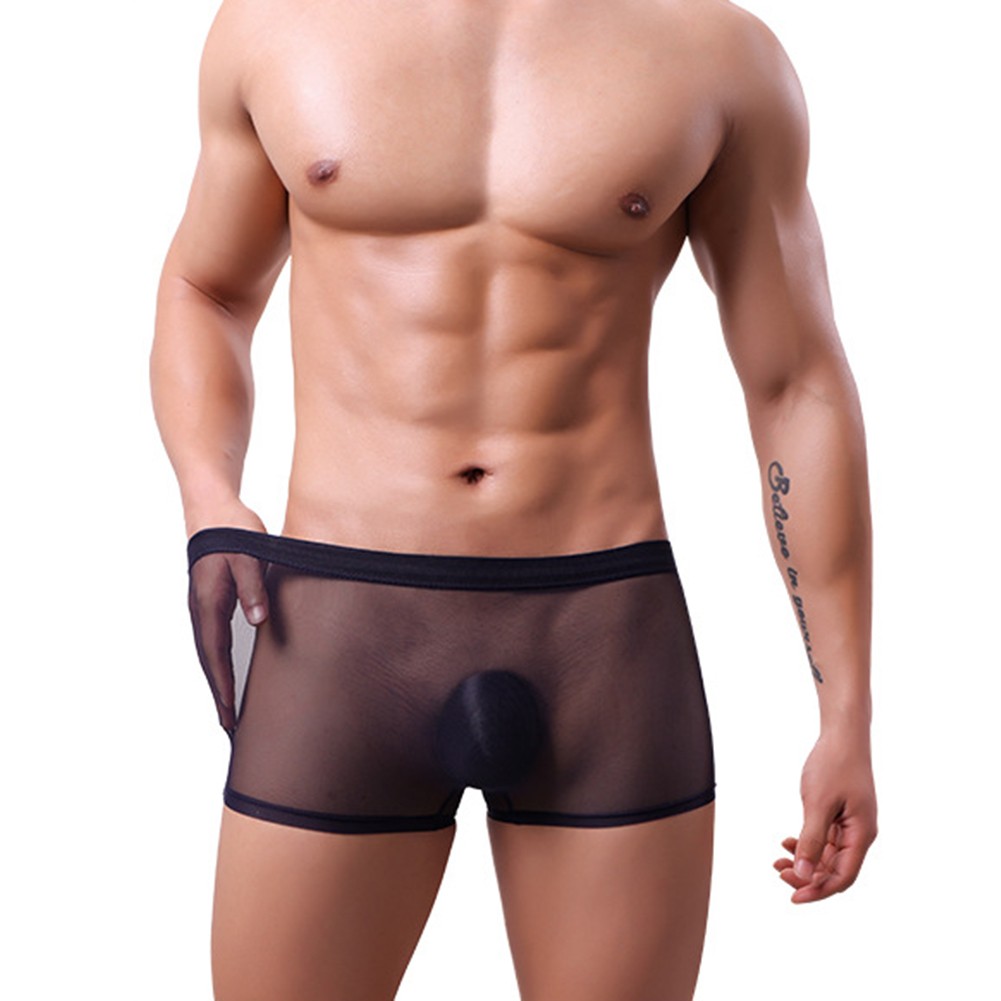 See Through Boxer Shorts for Men Lightweight Mesh Breathable Underwear - Picture 21 of 25