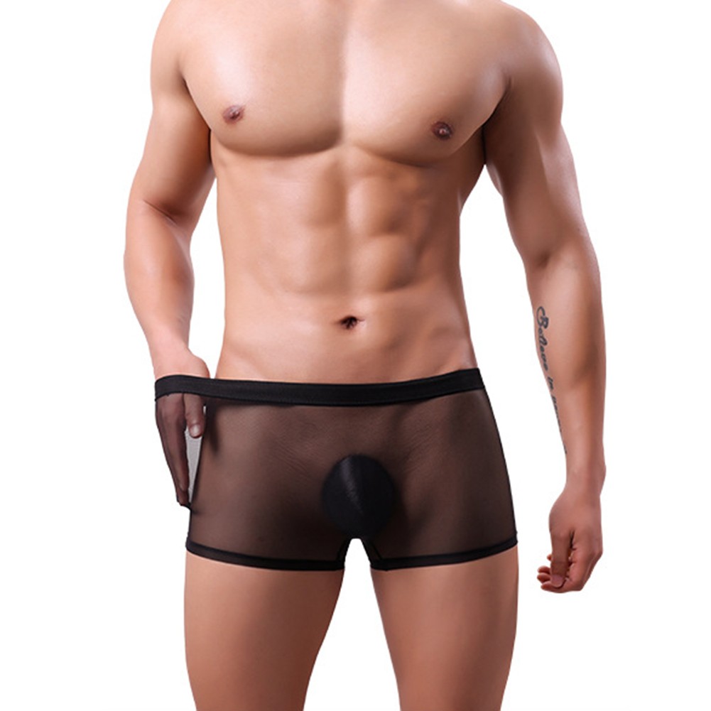 See Through Boxer Shorts for Men Lightweight Mesh Breathable Underwear - Picture 10 of 25