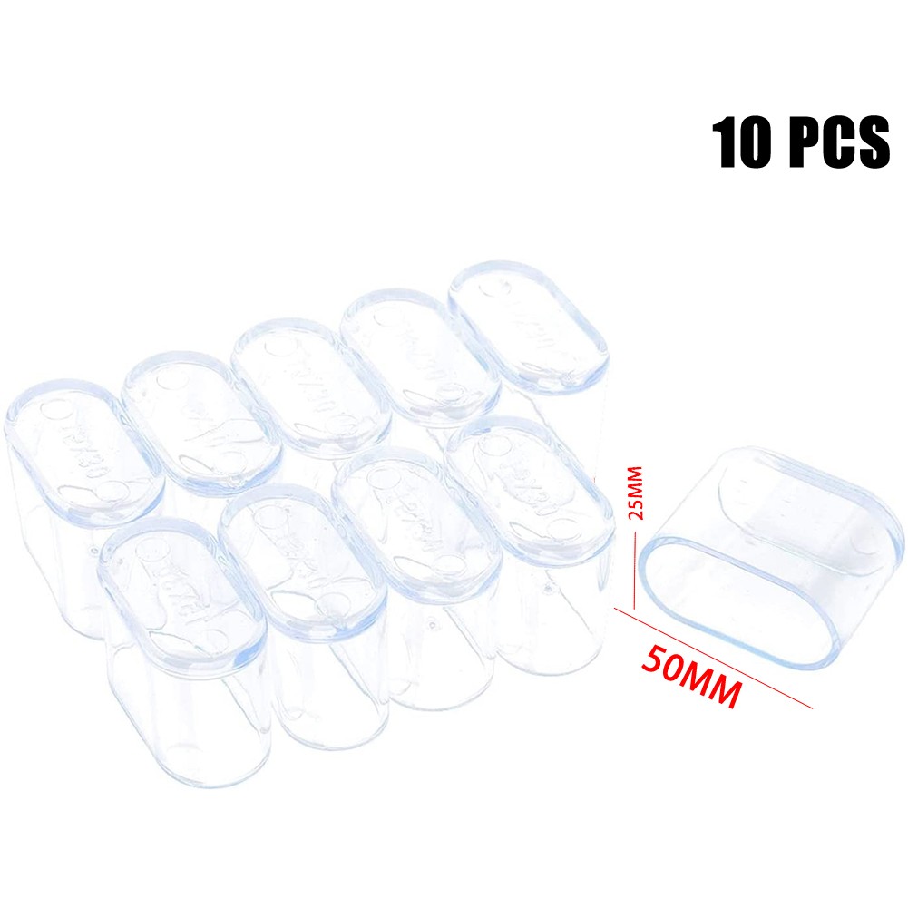 Nuevo Práctico Tapa de Pata de Silla Cubiertas Ovaladas Pies de Mesa Muebles PVC Patio - Imagen 79 de 79