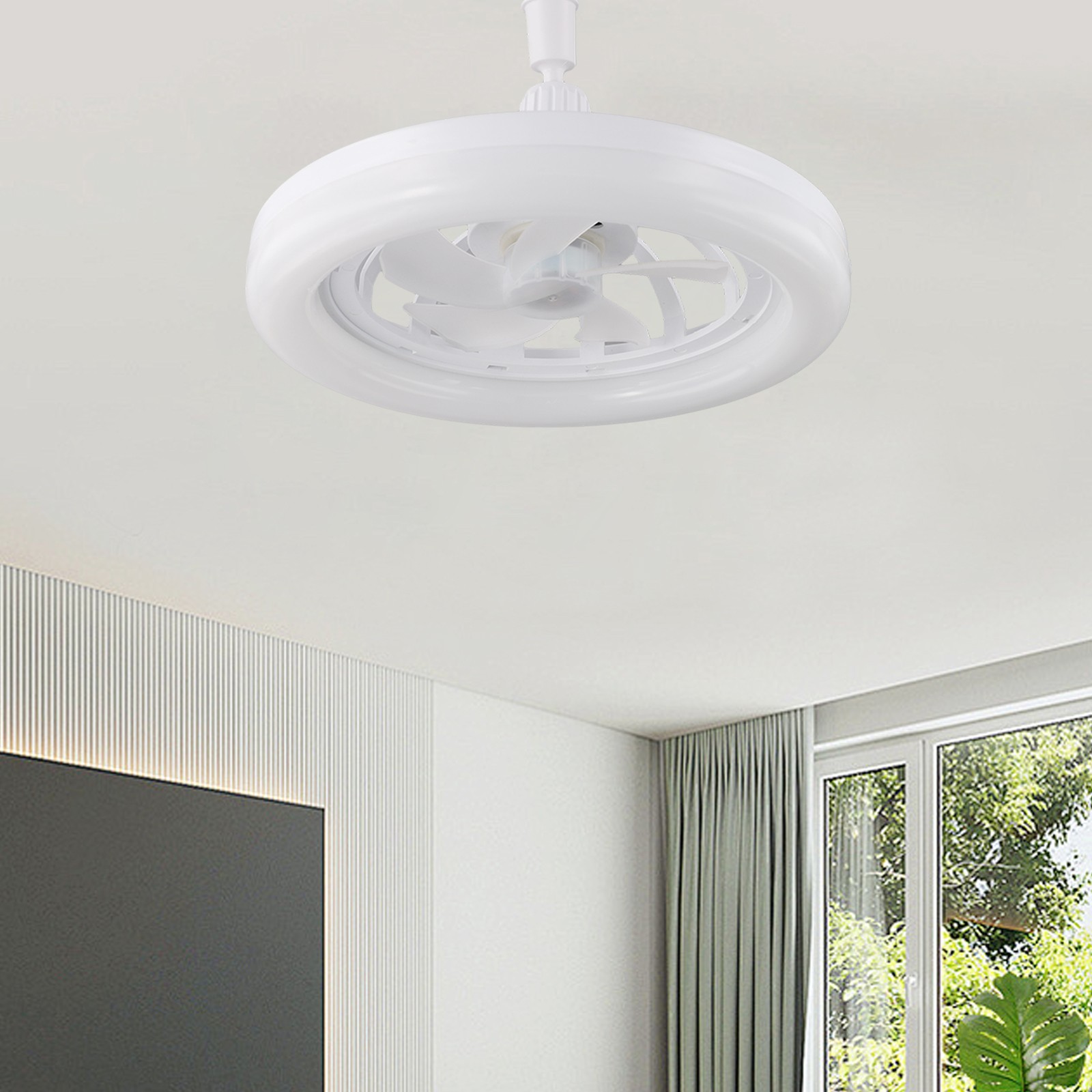 Energy Saving LED Fan Light E27 Screw Super Bright for Bedroom Lighting - Picture 34 of 58