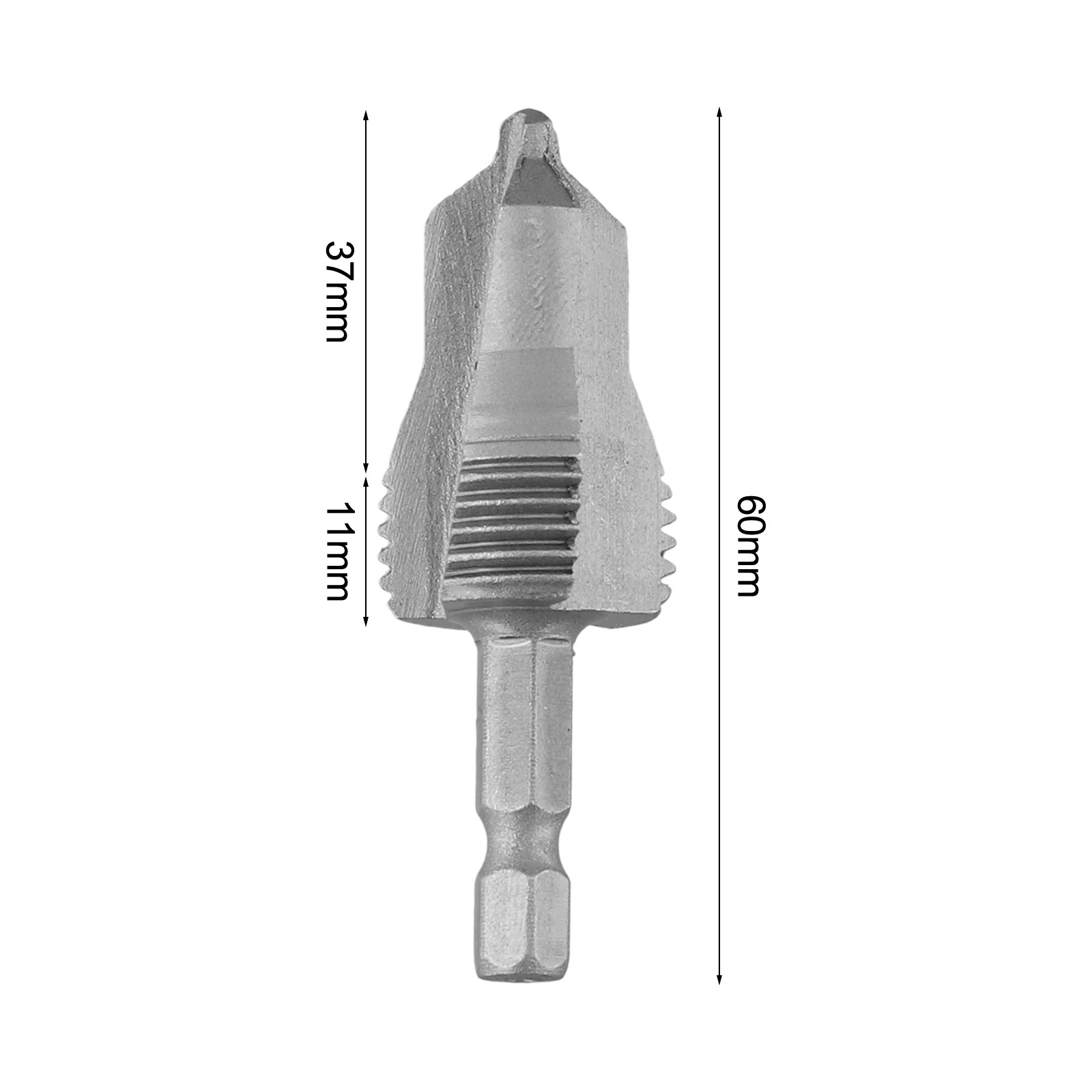 Multi Purpose 3 in 1 Drill Bit with Hexagonal Handle for Wide Compatibility