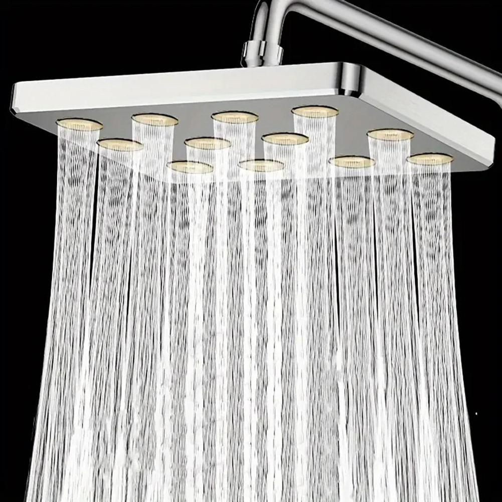 Pressurized 10 Inch Shower Head with Anti Blocking System for Easy Use