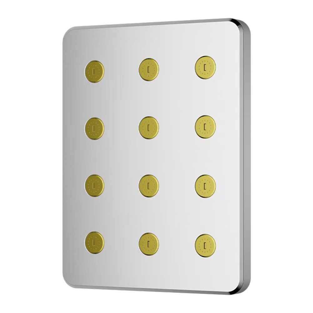 Pressurized 10 Inch Shower Head with Anti Blocking System for Easy Use