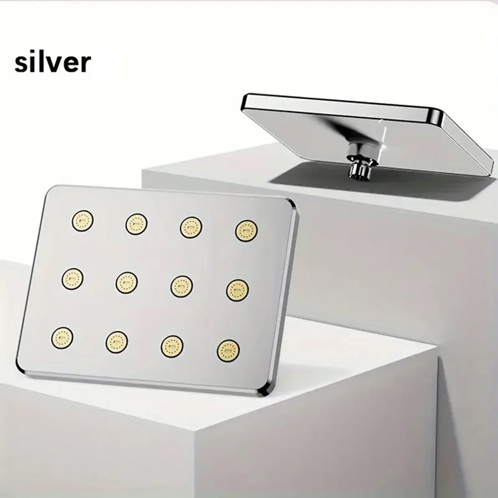 Pressurized 10 Inch Shower Head with Anti Blocking System for Easy Use