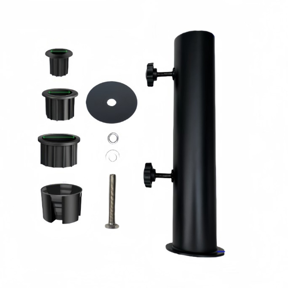 Compact Sunshade Base for Outdoor Umbrellas with Robust Metal Construction
