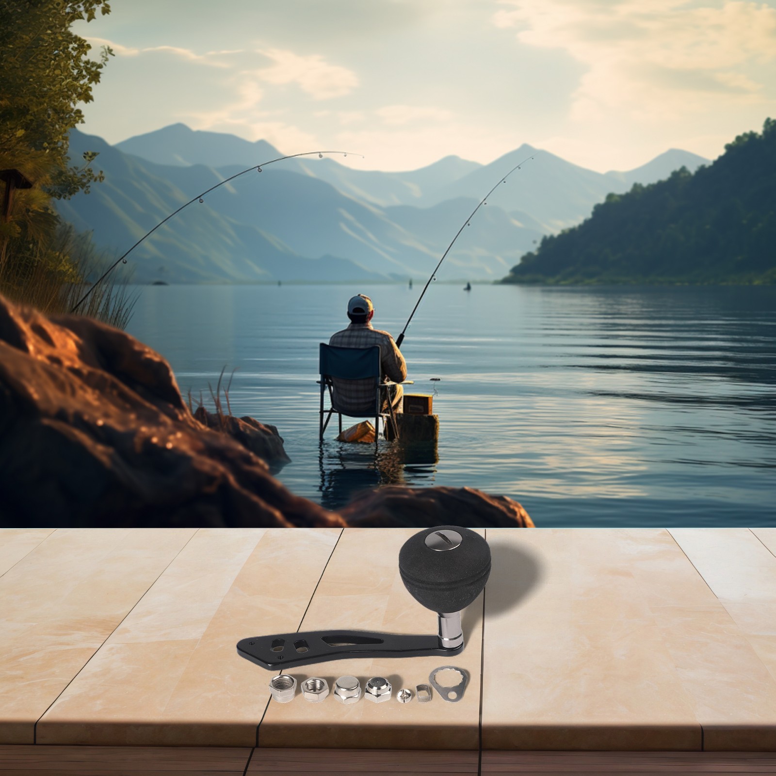 Baitcasting Reel Accessories EVA Power Handle for Enhanced Performance