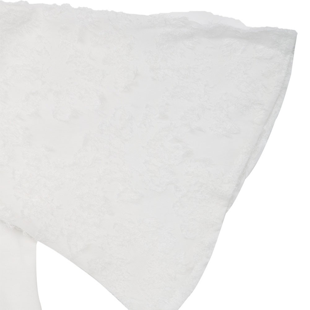 Vneck T shirt featuring lace patchwork flared sleeves for casual style - Picture 52 of 66