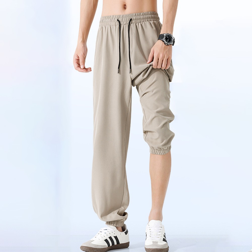 High Stretch Casual Trousers for Men Gym Running and Sports Activities - Picture 22 of 29