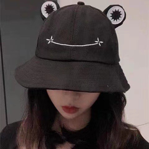 Fashion Spring Summer Hat vente with Mesh Panels and Frog Pattern for Outdoors