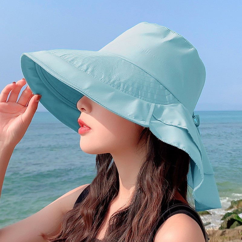 Chapeau de soleil été pour femme avec large bord vente en gros et maille respirante pour tem