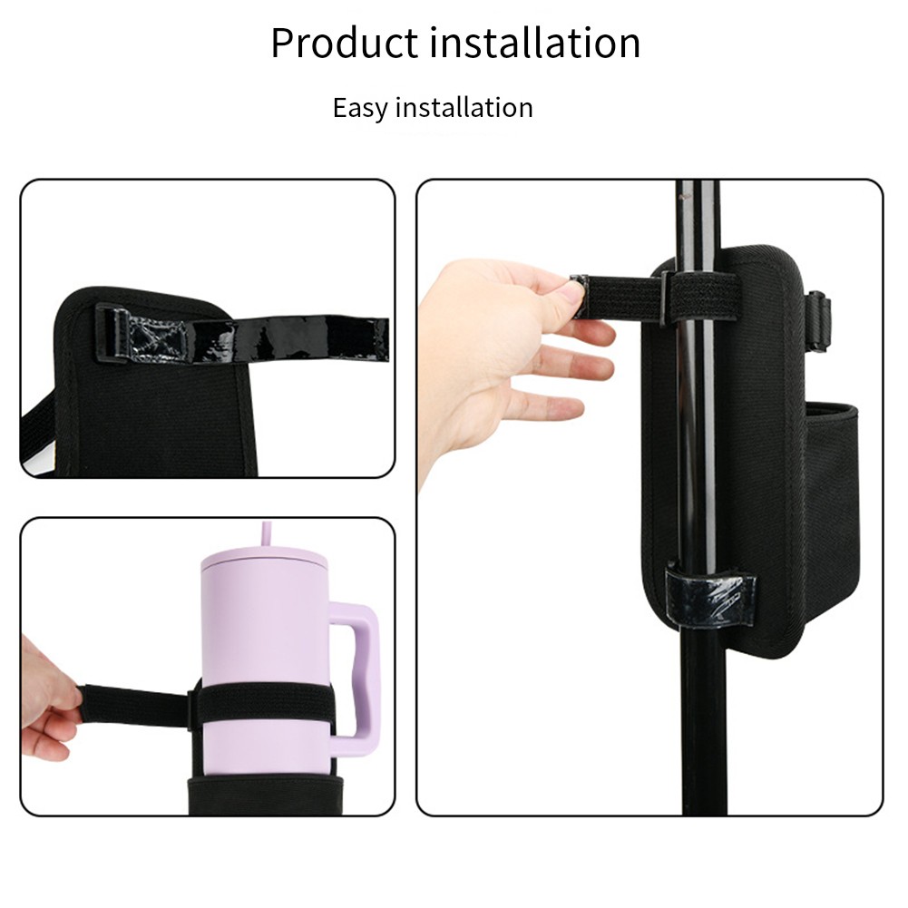 Porte-gobelet fonctionnel pour support de microphone avec construction en nylon - Zdjęcie 9 z 12