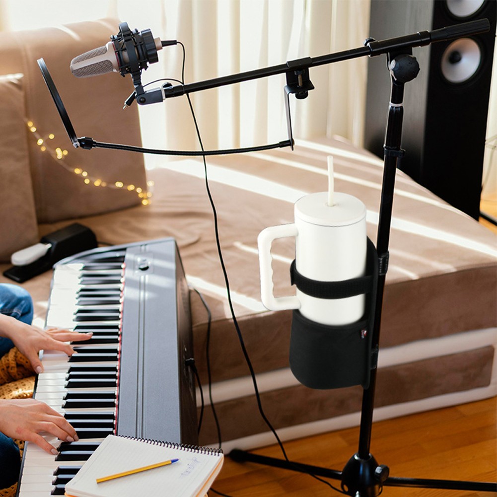 Porte-gobelet fonctionnel pour support de microphone avec construction en nylon - Zdjęcie 7 z 12