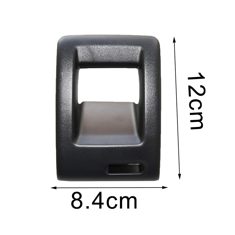 Couvercle Verrouillage Siège Arrière pour VW Passat B6 Boucles Siège Clé Panneau Revêtement D'habillage Déflecteur Fermoir Mains avec Trou Clé Voiture Centre Console Cadre Intérieur Autocollant(Left
