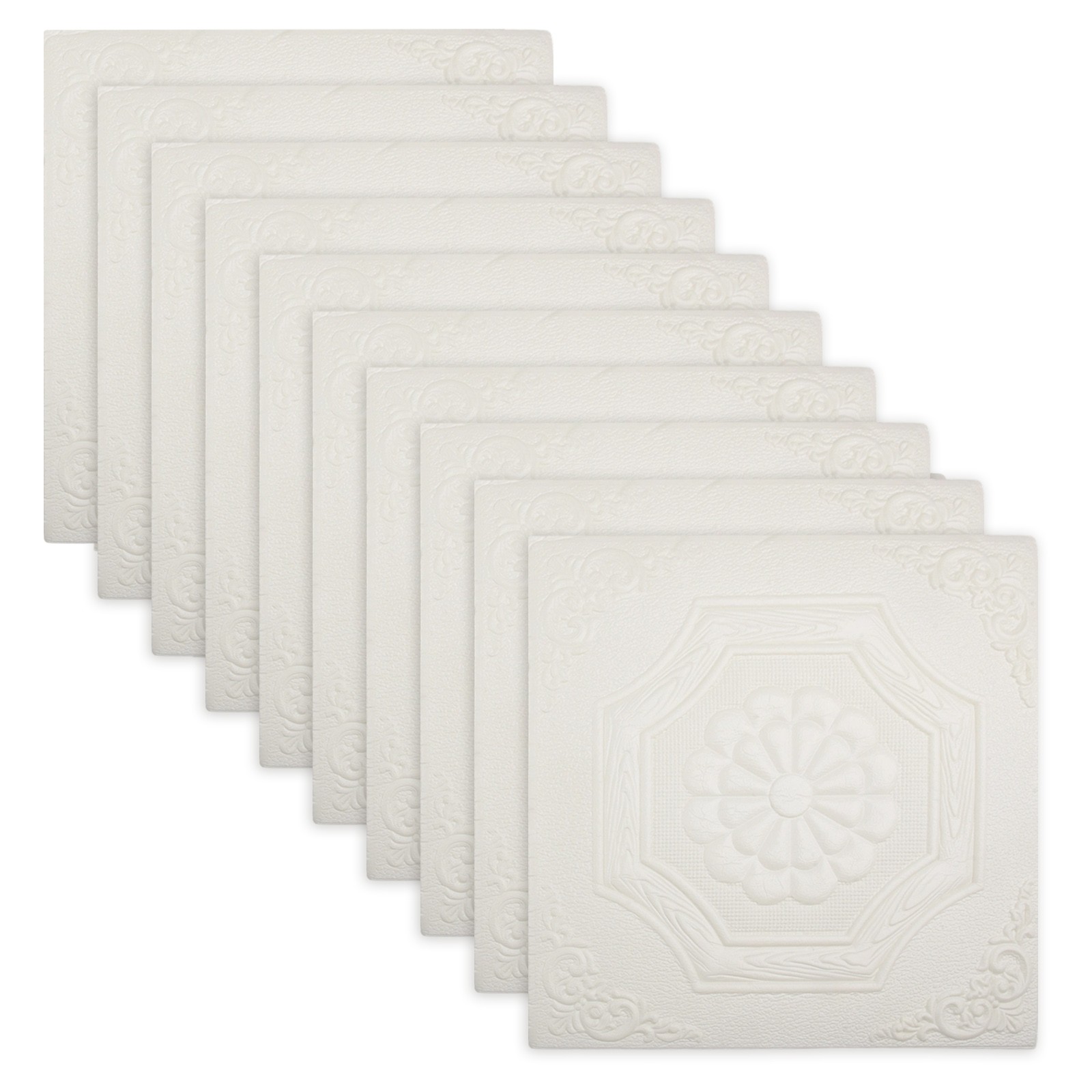 Home and Office Decorative Wall Stickers Set of 10 Waterproof XPE Foam Options