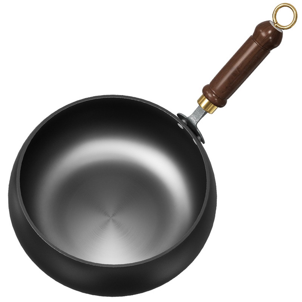 Efficient Heat Retention Iron Frying Pan Big Belly for Consistent Results - Picture 32 of 52