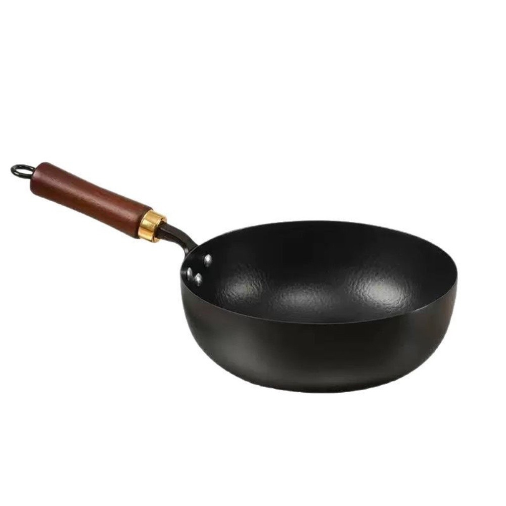 Efficient Heat Retention Iron Frying Pan Big Belly for Consistent Results - Picture 30 of 52