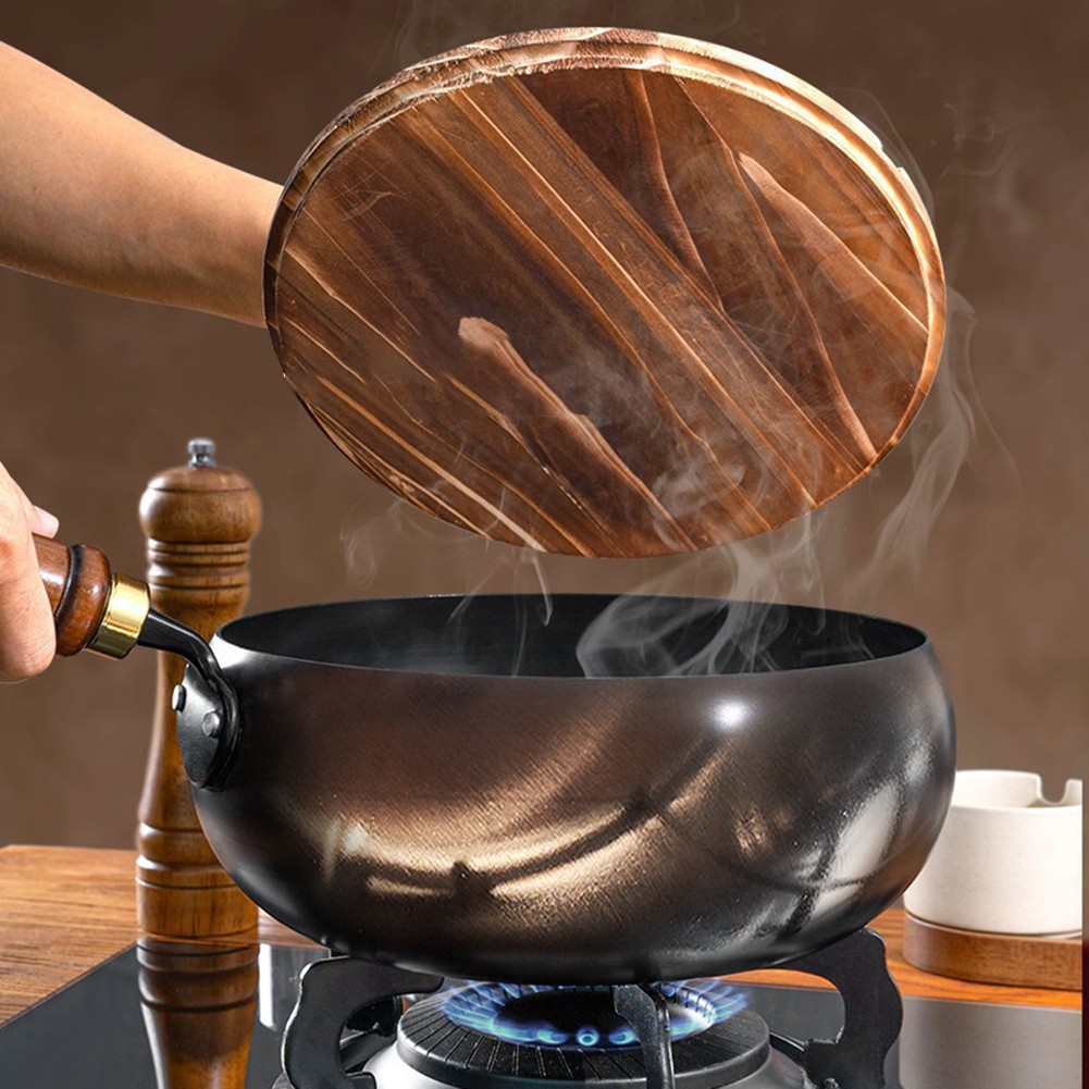 Efficient Heat Retention Iron Frying Pan Big Belly for Consistent Results - Picture 36 of 52