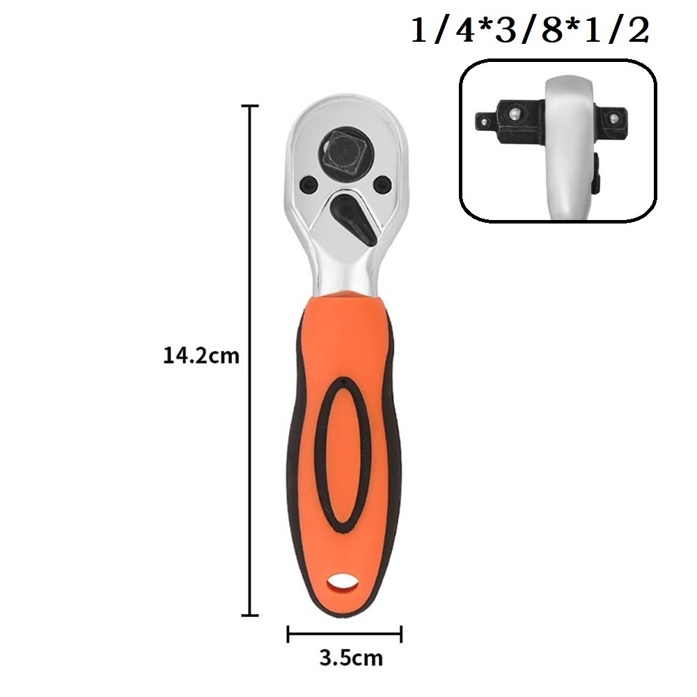 Comfortable Grip 72 Tooth Ratchet Wrench 14 12inch for Convenient Maintenance - Picture 39 of 50