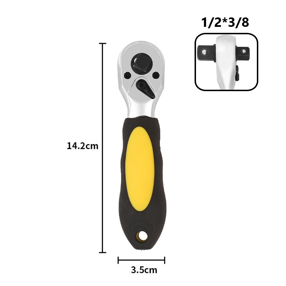 Comfortable Grip 72 Tooth Ratchet Wrench 14 12inch for Convenient Maintenance - Picture 31 of 50