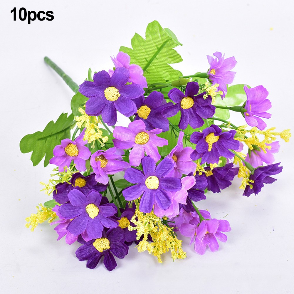 Customizable 28 Heads Silk Daisy Flowers for Beautiful Event Arrangements