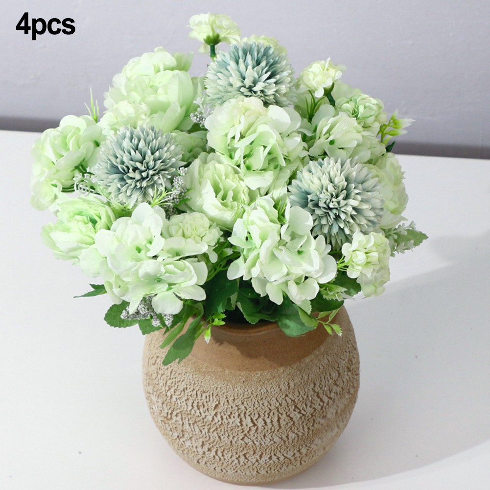 Hortensia pivoine fleurs artificielles orientées 2024 détail options multicolores