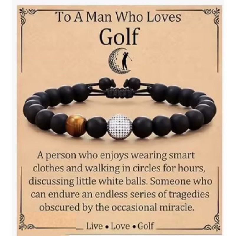 DHQH Natural Black Matte Tiger Eye Stone Bracelet - 8mm Adjustable 3-Layer Braided Healing Yoga Beads For Men & Women