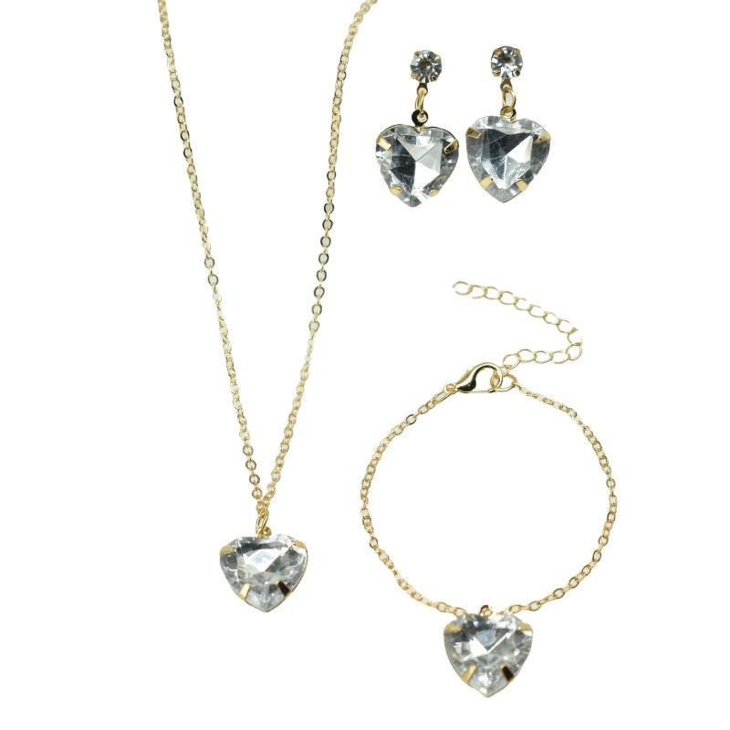 Chic Rhodium Plated Jewelry Set with Comfortable Wear for All Occasions