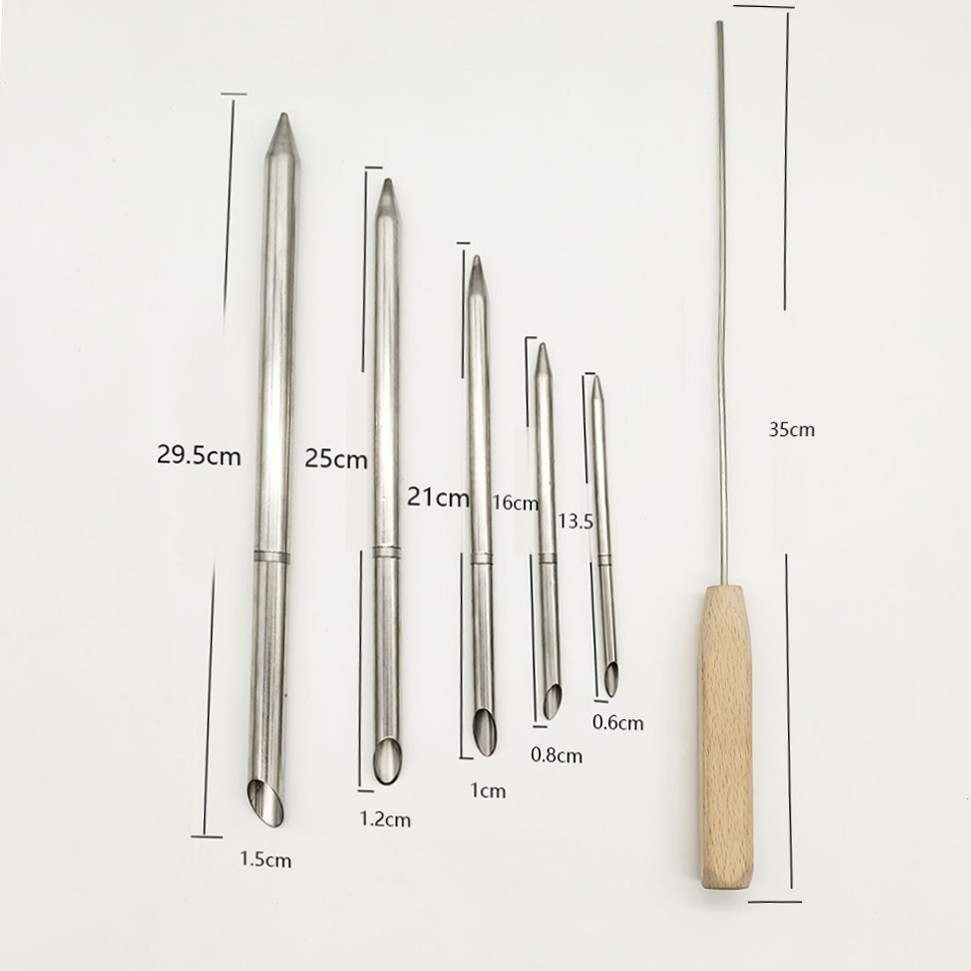Kit D'Épissure De Corde 6 Pièces - Aiguilles à Tresser En Acier Inox Pour Marine, Randonnée, Escalade