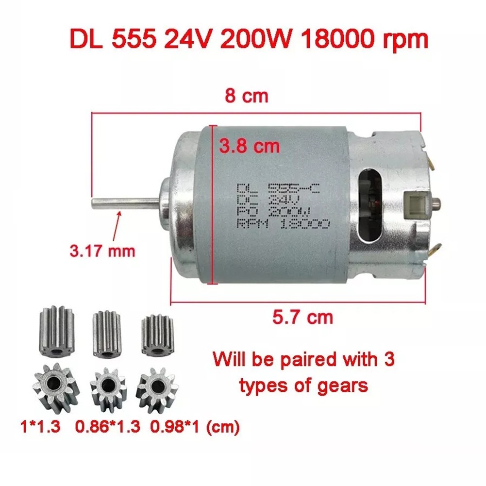 Children's Electric Car Motor RS550 RS390 RS380 6V 12V 24V Gear Options - Picture 36 of 123