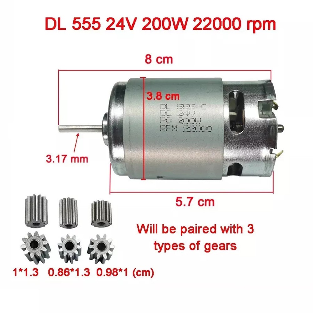 Children's Electric Car Motor RS550 RS390 RS380 6V 12V 24V Gear Options - Picture 25 of 123