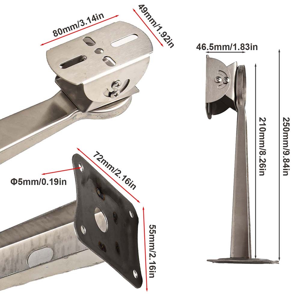 High Stability Alloy Bracket for Starlink For Mini Mount Kit Adjustments - Photo 15/22