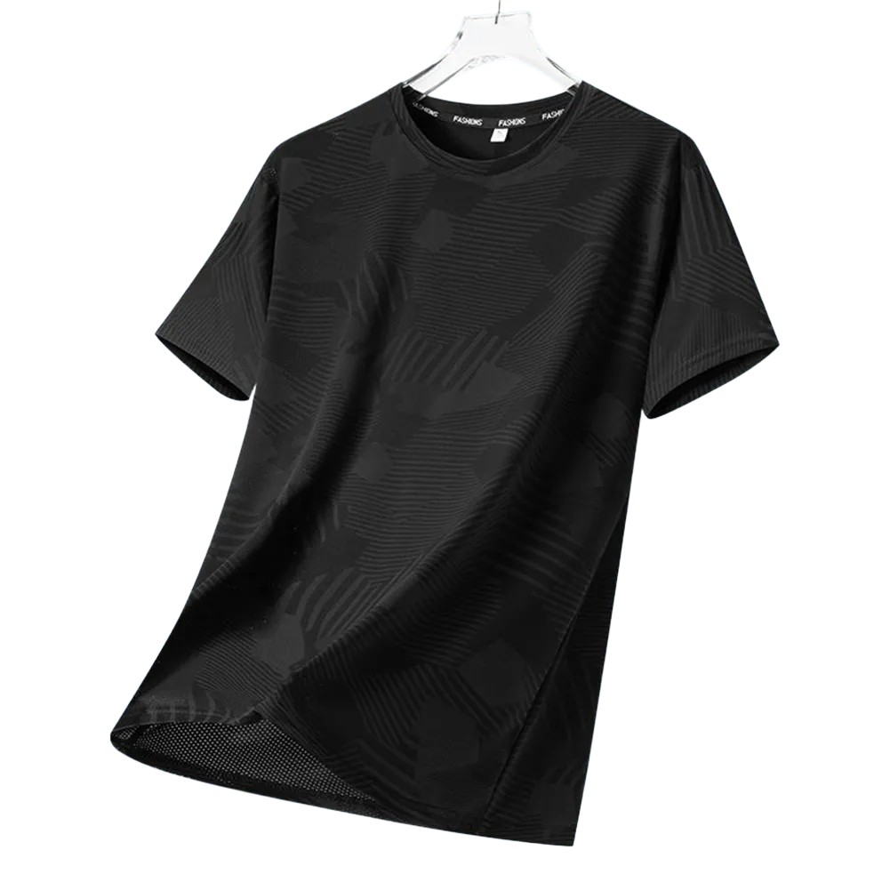 Short Sleeve Casual T Shirts for Men O Neck Style with Camouflage Print - Picture 24 of 28