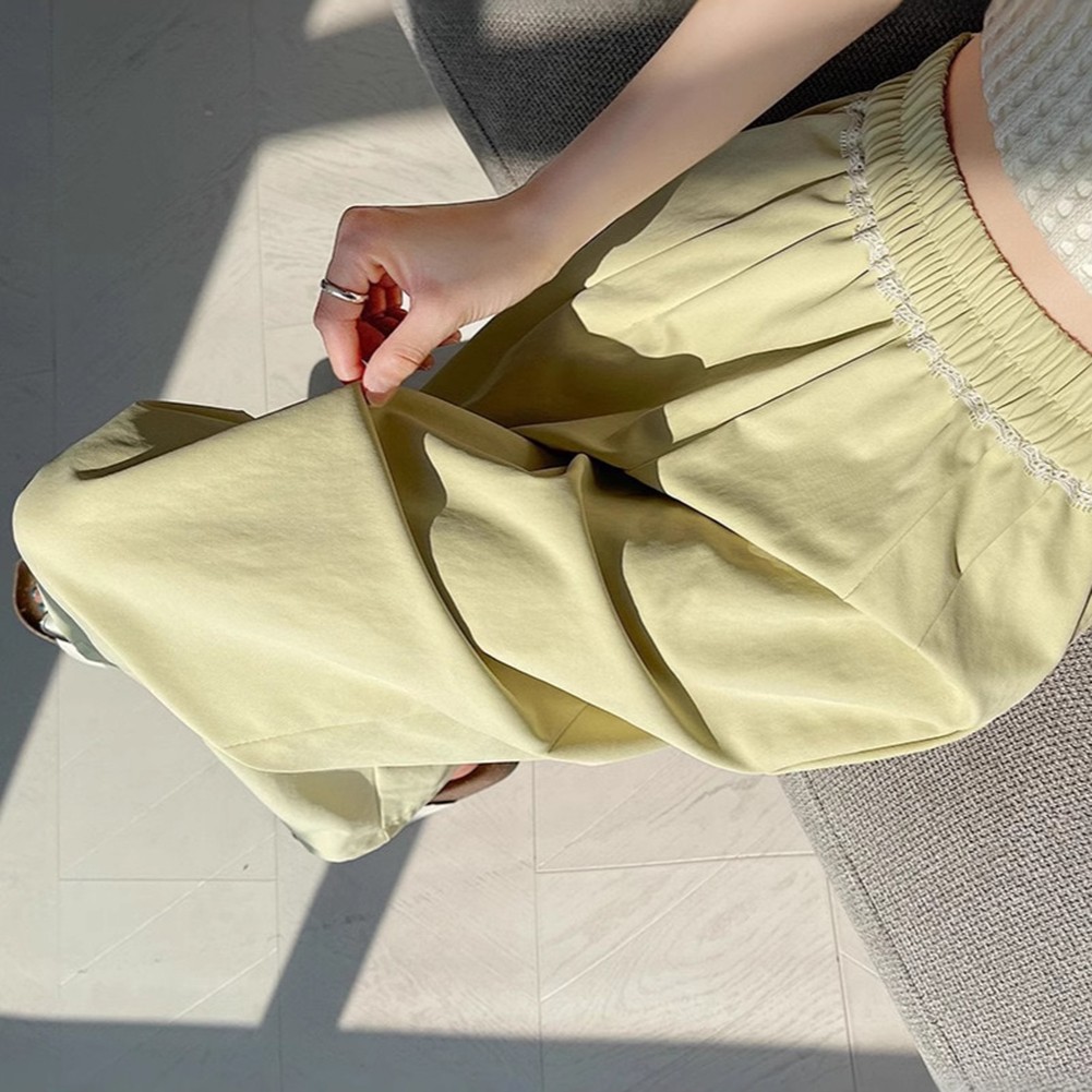 High Waist Harem Pants Casual Outing Leisure Style Regular Length Solid Pattern - Picture 24 of 63