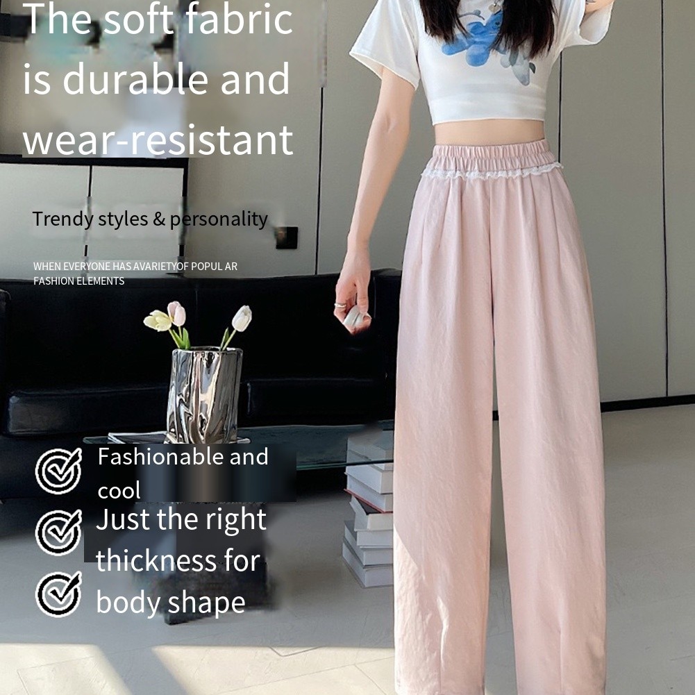 High Waist Harem Pants Casual Outing Leisure Style Regular Length Solid Pattern - Picture 60 of 63