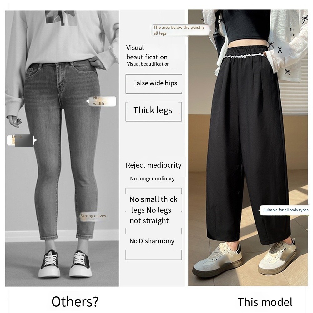 High Waist Harem Pants Casual Outing Leisure Style Regular Length Solid Pattern - Picture 54 of 63