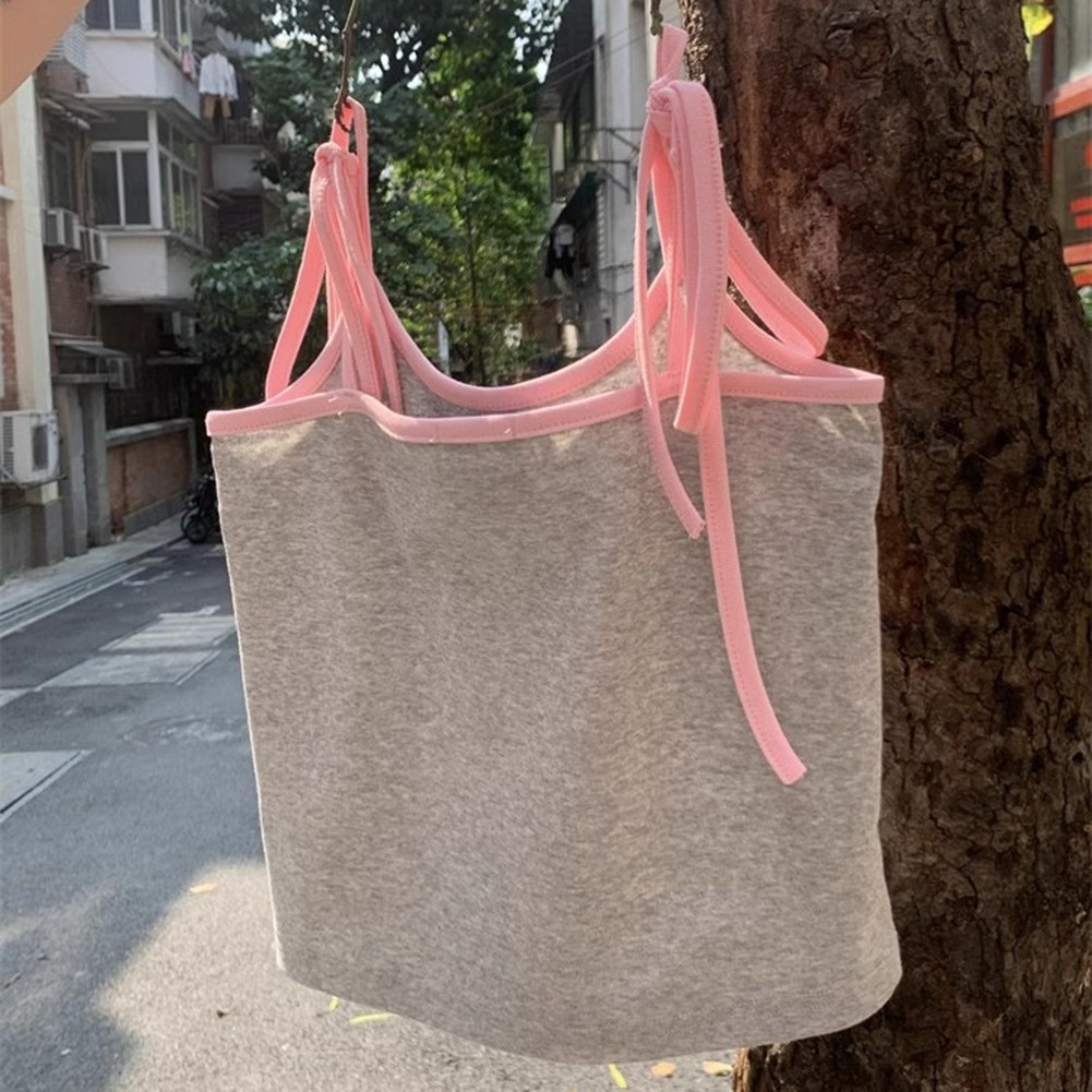 Women Summer Kawaii Bow Vintage Style Crop Tops for Effortless Fashion - Picture 31 of 38