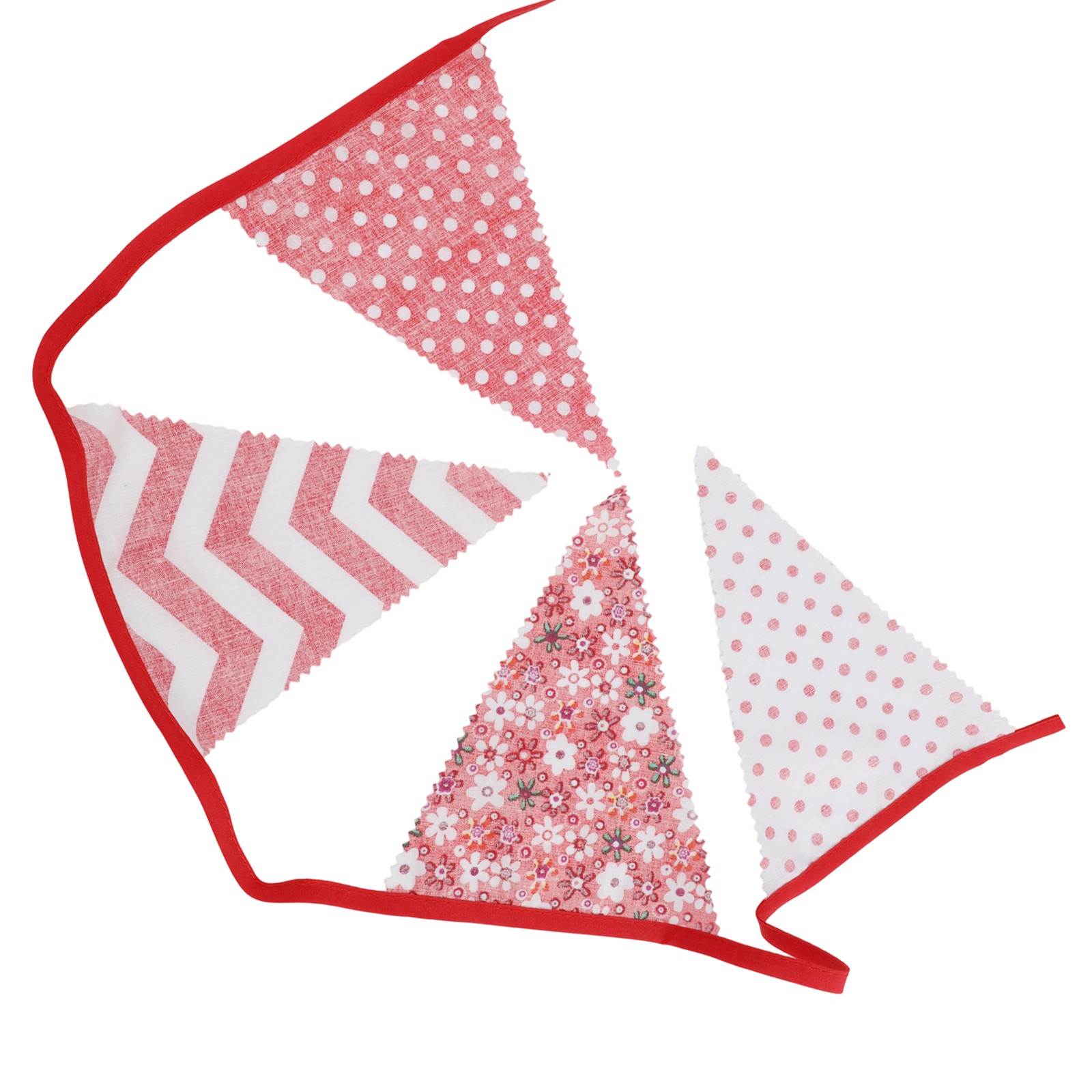 Banner Fabric Bunting Total Length 10m Cotton Grand Openings Birthdays - Picture 69 of 73