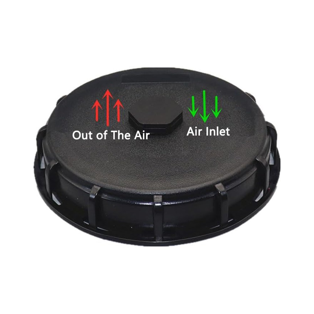 IBC Top Cap for Water Tanks with Air Change and Dust Protection Systems