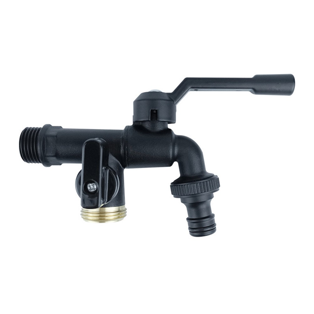Light Luxury Copper Outdoor Faucet with Easy Hose Connection for Convenience